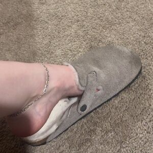 Birkenstock clog slippers used worn condition